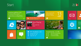 Windows 8 Metro Start Screen